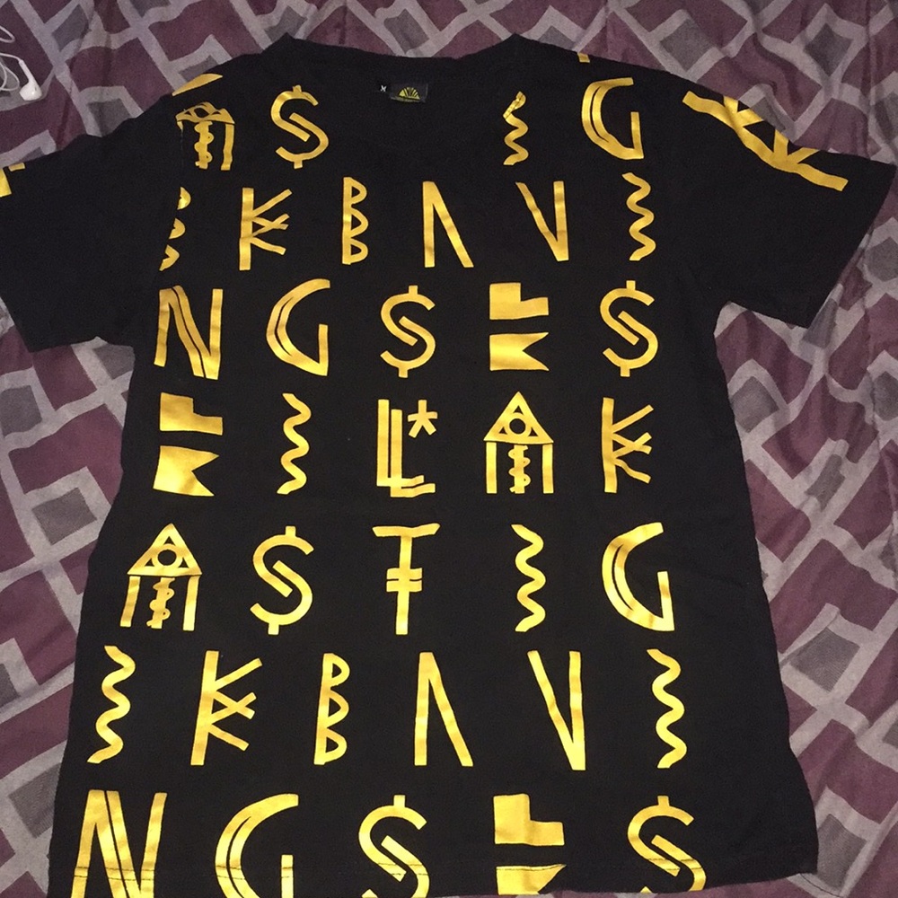 Last Kings Black and Gold T Shirt